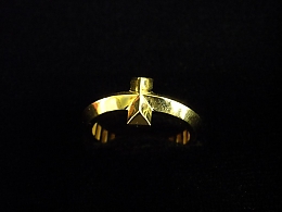 Златен дамски пръстен, 2.66гр. ,Бургас