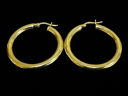 Златни обеци, 4.24гр. ,Бургас