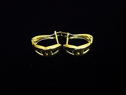 Златни обеци, 1.59гр. ,Карнобат