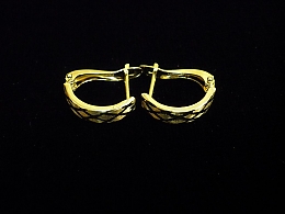 Златни обеци, 1.46гр. ,Бургас