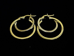 Златни обеци, 2.32гр. ,Карнобат