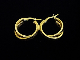 Златни обеци, 2.28гр. ,Бургас