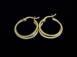 Златни обеци, 1.95гр. ,Бургас