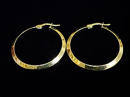 Златни обеци, 1.71гр. ,Бургас