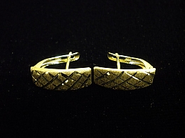 Златни обеци, 1.58гр. ,Бургас
