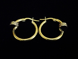 Златни обеци, 2.58гр. ,Бургас