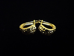 Златни обеци, 1.32гр. ,Бургас