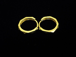 Златни обеци, 2.14гр. ,Бургас