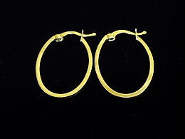 Златни обеци, 1.29гр. ,Бургас