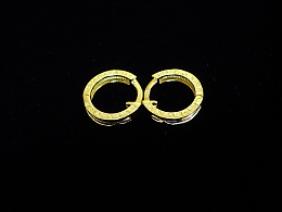 Златни обеци, 1.82гр. ,Бургас