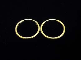 Златни обеци, 1.46гр. ,Бургас