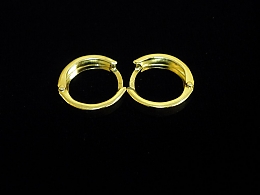 Златни обеци, 1.65гр. ,Бургас
