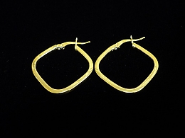 Златни обеци, 1.33гр. ,Бургас