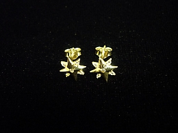 Златни обеци, 0.96гр. ,Бургас