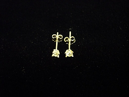 Златни обеци, 0.64гр. ,Бургас