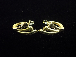 Златни обеци, 1.6гр. ,Бургас