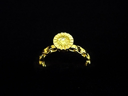 Златен дамски пръстен, 2.23гр. ,Бургас