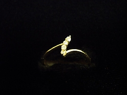 Златен дамски пръстен, 1.29гр. ,Бургас