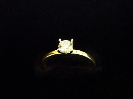 Златен дамски пръстен, 1.31гр. ,Бургас