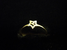 Златен дамски пръстен, 0.91гр. ,Бургас