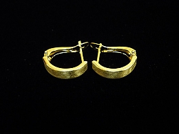 Златни обеци, 1.52гр. ,Бургас