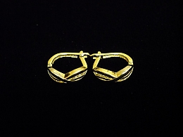 Златни обеци, 2.28гр. ,Бургас