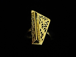 Златен дамски пръстен, 4.65гр. ,Бургас