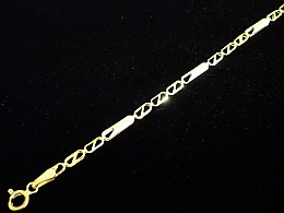 Златна синджирна гривна, 1.52гр. ,Бургас