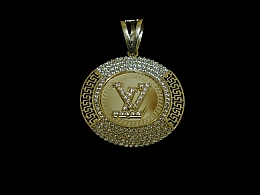 Златен медальон, 4.38гр. ,Бургас