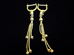 Златни обеци, 3.32гр. ,Бургас