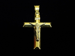 Златен кръст, 1.62гр. ,Бургас