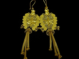 Златни обеци, 9.91гр. ,Бургас