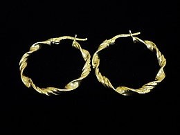 Златни обеци, 2.08гр. ,Бургас