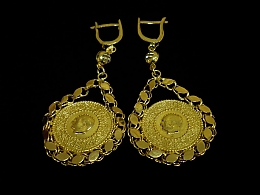 Златни обеци, 4.32гр. ,Бургас