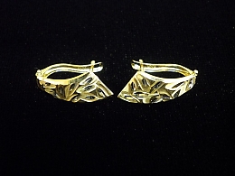 Златни обеци, 1.7гр. ,Бургас