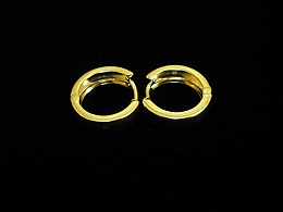 Златни обеци, 1.87гр. ,Карнобат