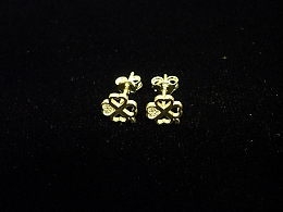 Златни обеци, 1.1гр. ,Бургас