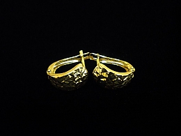 Златни обеци, 1.31гр. ,Бургас