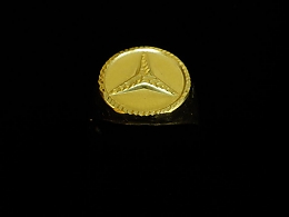 Златен мъжки пръстен, 3.46гр. ,Нова Загора