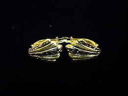 Златни обеци, 1.48гр. ,Бургас