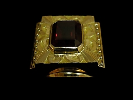 Златен мъжки пръстен, 16.7гр. ,Бургас