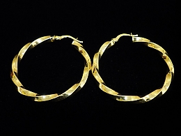 Златни обеци, 2.85гр. ,Бургас