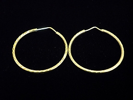 Златни обеци, 1.97гр. ,Бургас