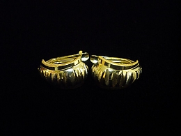 Златни обеци, 1.75гр. ,Бургас