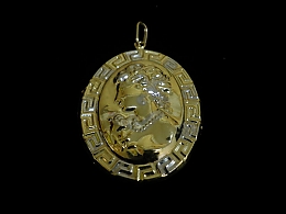 Златен медальон, 1.12гр. ,Бургас