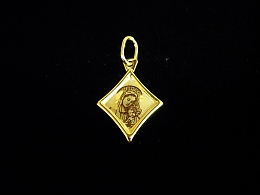 Златен медальон, 0.53гр. ,Бургас