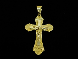 Златен кръст, 1.97гр. ,Бургас