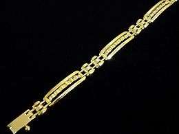Златна синджирна гривна, 11.12гр. ,Бургас