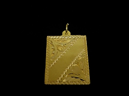 Златен медальон, 1.84гр. ,Нова Загора