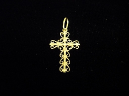 Златен кръст, 0.73гр. ,Ямбол